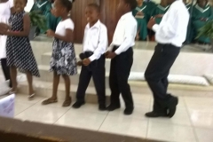 Children Choir Performs in Worship Service