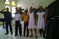 Children Choir Performs in Worship Service